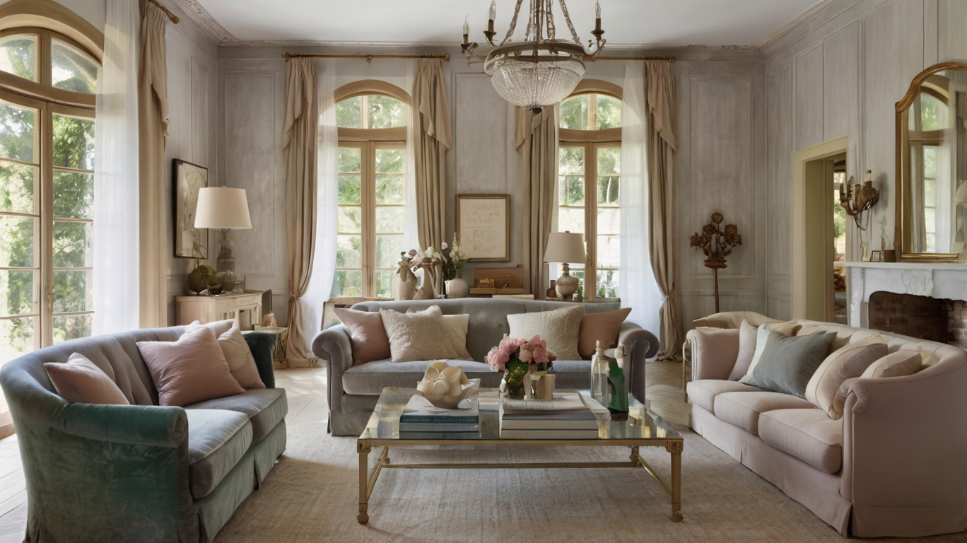 O charme do French Country: uma fusão de tradição e elegância que transforma sua casa em um refúgio acolhedor e sofisticado.